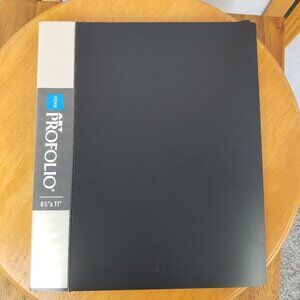 NEW Itoya Art Portfolio Black 8.5 " x 11" - 24 Pages Unused